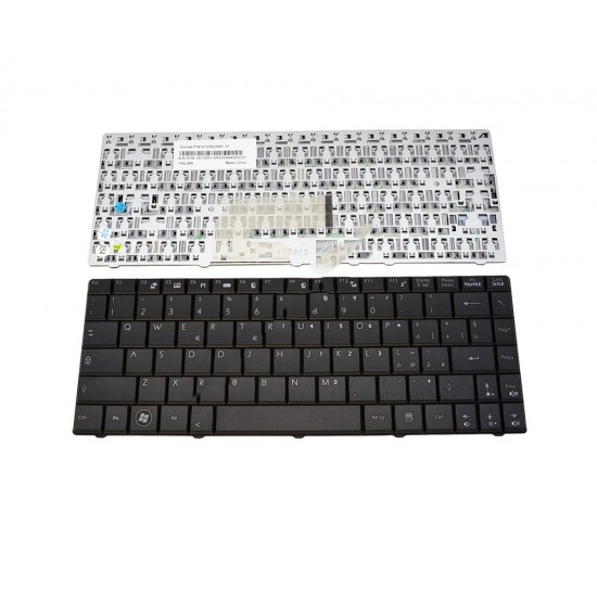 Πληκτρολόγιο Laptop keyboard για MSI X320 X340 X300 Black IT - V103522AK1