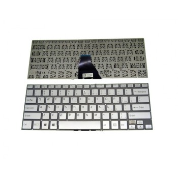 Πληκτρολόγιο Laptop keyboard για SONY VAIO FIT 14E WITHOUT FRAME SILVER US (Small ENTER) for backlit version - 9Z.NABBQ.101 SK1BQ 149238521US