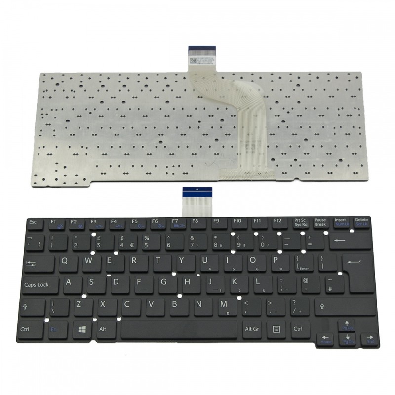 Πληκτρολόγιο Laptop keyboard για SONY VAIO SVT13 WITHOUT FRAME BLACK UK (BIG ENTER) 149110511CH