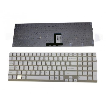 Πληκτρολόγιο Laptop keyboard για SONY VAIO VPC-EC VPCEC WHITE WITHOUT FRAME US - MP-09L23U4-8863 550102K07-515-G 148793921