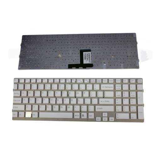 Πληκτρολόγιο Laptop keyboard για SONY VAIO VPC-EC VPCEC WHITE WITHOUT FRAME US - MP-09L23U4-8863 550102K07-515-G 148793921