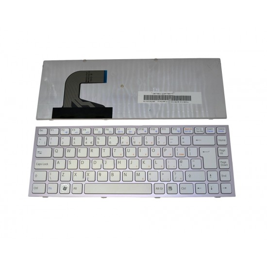 Πληκτρολόγιο Laptop keyboard για SONY VAIO VPC-S Series PINK FRAME WHITE UK - NSK-SA6SQ 0U 9Z.N3VSQ.60U AEGD3E00040 148779011