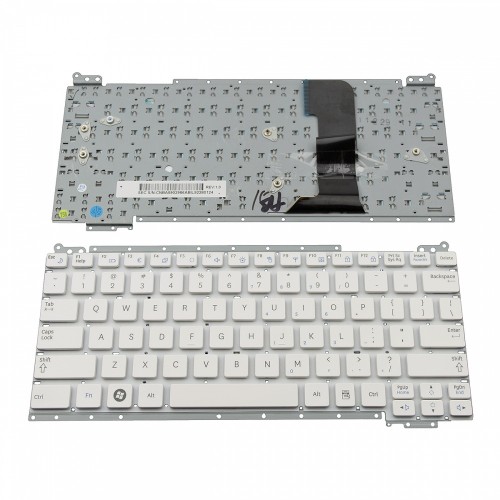 Πληκτρολόγιο Laptop keyboard για Samsung NC110 White US WITHOUT FRAME