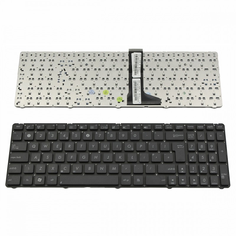 Πληκτρολόγιο Laptop keyboard για ASUS  U53 U56E Black Without Frame UK (Big enter) - V111462DK1 04GNZ51KUK00-1