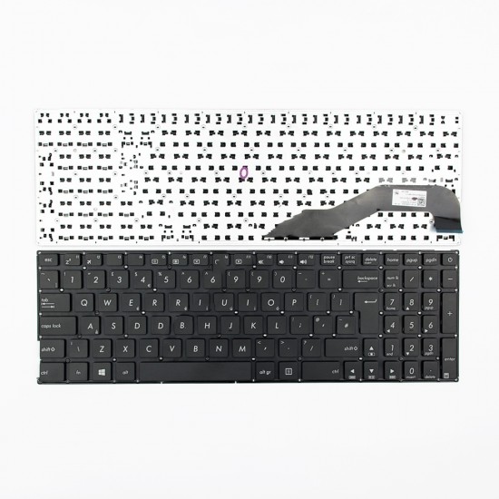 Πληκτρολόγιο Laptop keyboard για ASUS A540 F540 K540 R540 X540 BLACK WITHOUT FRAME UK (BIG ENTER) - MP-13K96GB-G50 0KNB0-610TUK00