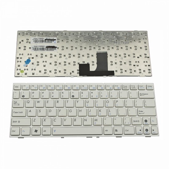 Πληκτρολόγιο Laptop keyboard για ASUS EEE PC 1005PEB WHITE FRAME WHITE US - 0KNA-1L2U103 04GOA1L1KUS00-1 9Z.N4QSU.01D
