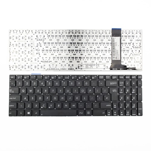 Πληκτρολόγιο Laptop keyboard για ASUS N56 N56V U500VZ N76 R500V R505 S550C A56 BLACK WITHOUT FRAME UK (BIG ENTER) - AENJ8E01020 9Z.N8BSQ.30U 0KNB0-6126UK00