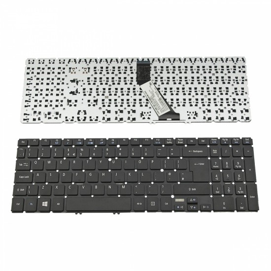 Πληκτρολόγιο Laptop keyboard για Acer Aspire V5-572 V5-552 V5-573 WITHOUT FRAME Black UK - NK.I1717.0BC