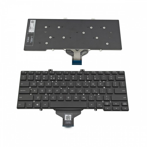 Πληκτρολόγιο Laptop keyboard για Dell Latitude 5400 5401 Black Without Frame US (--Small Enter) - GJXGM PK132EE1A01 DFN9C W125712528