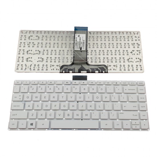 Πληκτρολόγιο Laptop keyboard για HP Pavilion X360 13-S White Without Frame US (Small Enter) - 901658-001 9Z.NC9SQ.301