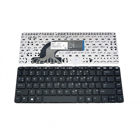 Πληκτρολόγιο Laptop keyboard για HP ProBook 440 441 445 446 BLACK WITHOUT FRAME US (SMALL ENTER) for win 8 - 711588-001 9Z.N9JSW.001