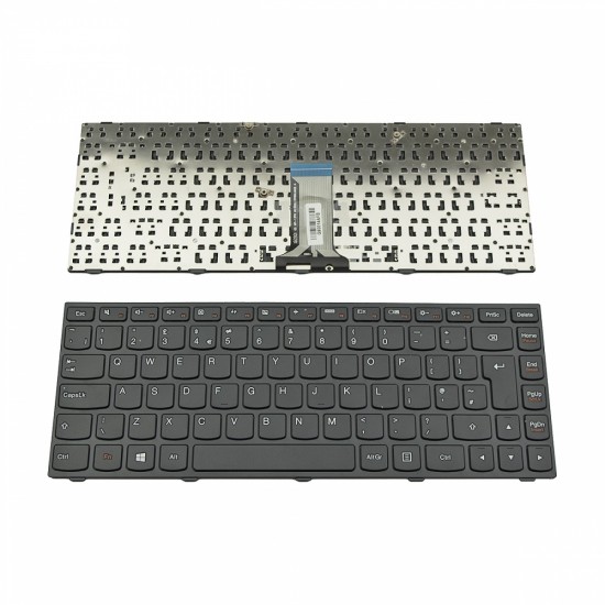 Πληκτρολόγιο Laptop keyboard για Lenovo G40 G40-70 Black Frame Black UK - 25215190 PK130TG2A00