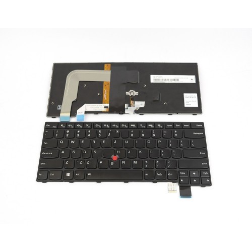 Πληκτρολόγιο Laptop keyboard για Lenovo ThinkPad Yoga 14 BLACK FRAME BLACK Backlit With 6 Screws - SN20H42446 00PA534
