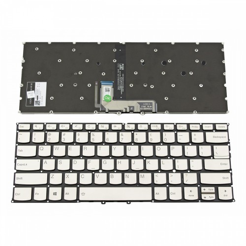 Πληκτρολόγιο Laptop keyboard για Lenovo Yoga C940-14 Gold Without Frame With Backlit US (--Small Enter) - PK131ED1D00 SN20T82264 V163420ES1-US