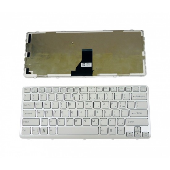Πληκτρολόγιο Laptop keyboard για SONY VAIO SVE14 WHITE FRAME WHTIE US - 149021811 US V134046BS1 US V134046BS3 149183311US