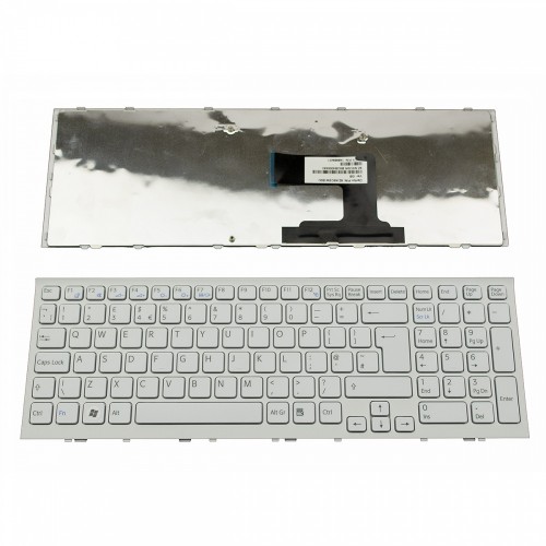 Πληκτρολόγιο Laptop keyboard για SONY VAIO VPC-EL WHITE FRAME WHITE UK - 9Z.N5CSW.B0U 148969411