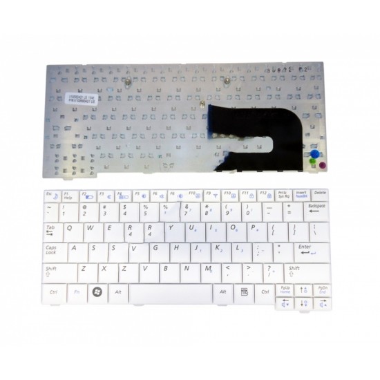 Πληκτρολόγιο Laptop keyboard για Samsung Mini Laptop NC10 N130 N110 N140 White US - V100560AS1 HV100560AS K08169A1US01066