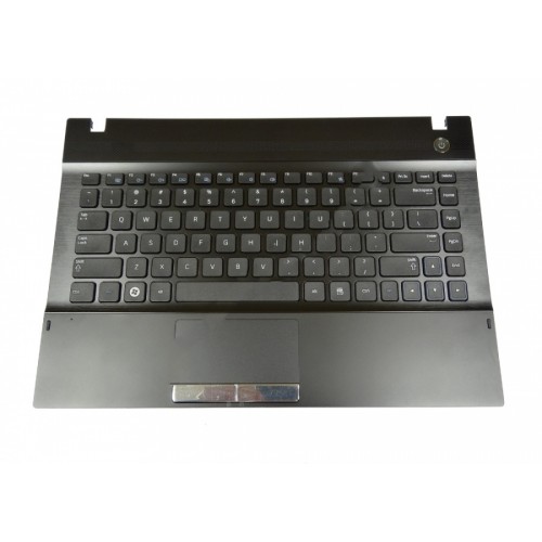 Πληκτρολόγιο Laptop keyboard για Samsung NP200A4B NP200A4Y NP300V4A NP300V4Z NP305V4Z Top Cover with US Black (Keyboard Black Frame + Palmrest + Touchpad Button Board + Power Button + Speakers)