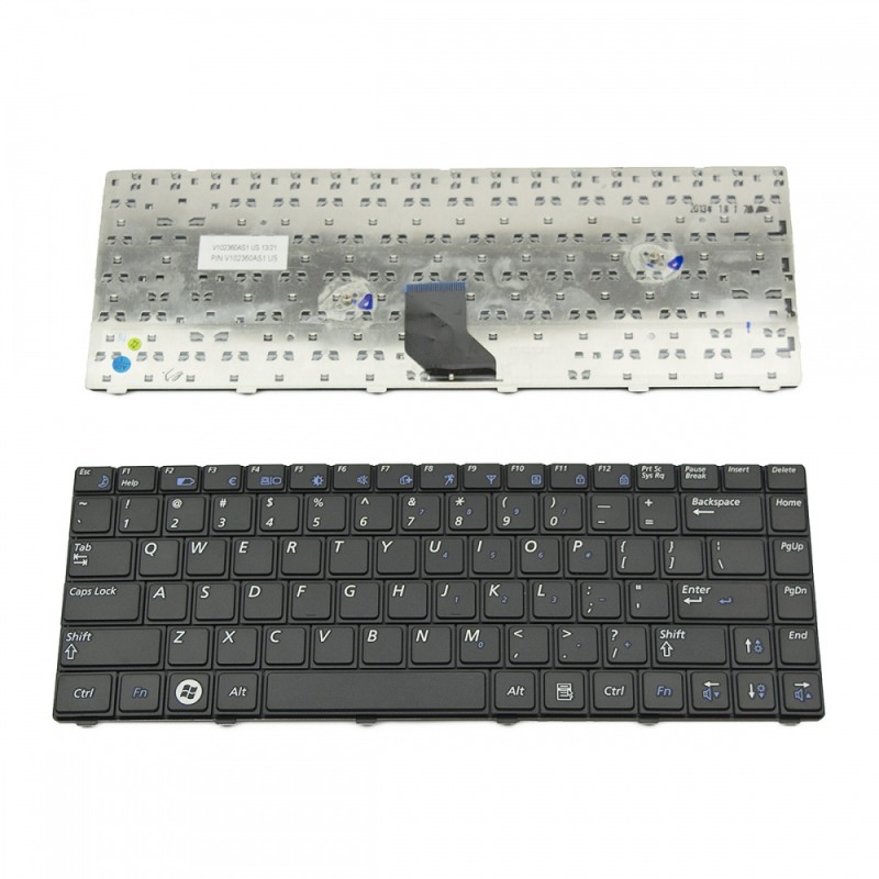 Πληκτρολόγιο Laptop keyboard για Samsung R520 R522 series US Black