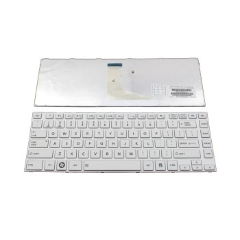 Πληκτρολόγιο Laptop keyboard για Toshiba Satellite L800 L805 L830 C800 C805 WHITE US - 9Z.N7SSQ.501 9Z.N6VSQ.20E