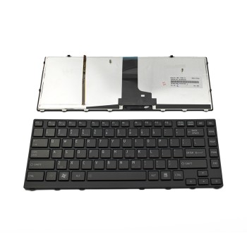 Πληκτρολόγιο Laptop keyboard για Toshiba Satellite M640 M645 BLACK FRAME GLOSSY BACKLIT US - TPABC 9Z.N4XBC.A01
