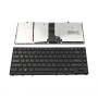 Πληκτρολόγιο Laptop keyboard για Toshiba Satellite M640 M645 BLACK FRAME GLOSSY BACKLIT US - TPABC 9Z.N4XBC.A01