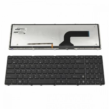 Πληκτρολόγιο Laptop keyboard για ASUS G72 G72Gx G73 F50 F50S F50Q F5OZ F70SL K52 (G60) G73 K52J K52JK K52JR K52F GLOSSY BLACK FRAME BLACK Backlit US - 04GNVL3KUS00-3 0KN0-EK3US03 9J.N2J82.K01