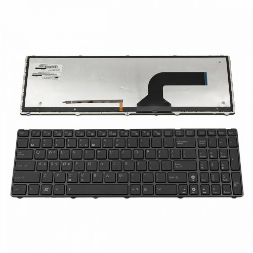 Πληκτρολόγιο Laptop keyboard για ASUS G72 G72Gx G73 F50 F50S F50Q F5OZ F70SL K52 (G60) G73 K52J K52JK K52JR K52F GLOSSY BLACK FRAME BLACK Backlit US - 04GNVL3KUS00-3 0KN0-EK3US03 9J.N2J82.K01