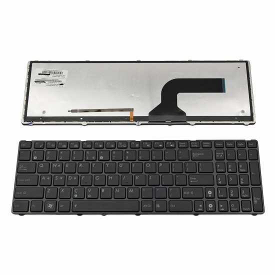 Πληκτρολόγιο Laptop keyboard για ASUS G72 G72Gx G73 F50 F50S F50Q F5OZ F70SL K52 (G60) G73 K52J K52JK K52JR K52F GLOSSY BLACK FRAME BLACK Backlit US - 04GNVL3KUS00-3 0KN0-EK3US03 9J.N2J82.K01
