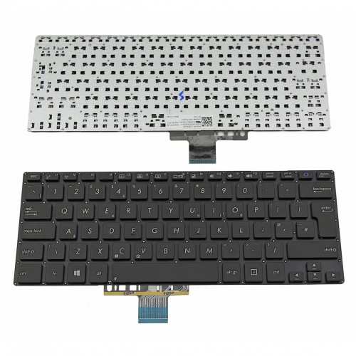 Πληκτρολόγιο Laptop keyboard για ASUS S301 S301L S301LA S301LP BLACK WITHOUT FRAME UK (BIG ENTER) - MP-13J66GB-920 0KNB0-3106UK00