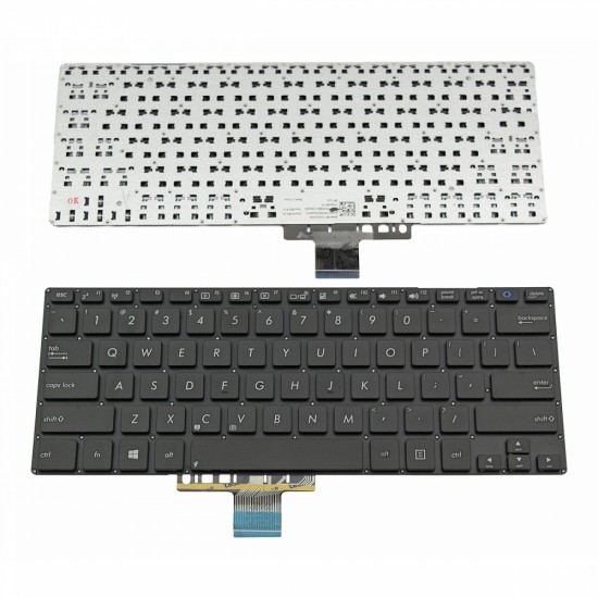 Πληκτρολόγιο Laptop keyboard για ASUS S301 S301L S301LA S301LP BLACK WITHOUT FRAME US (SMALL ENTER) - MP-13J63US-920 0KNB0-3106US00