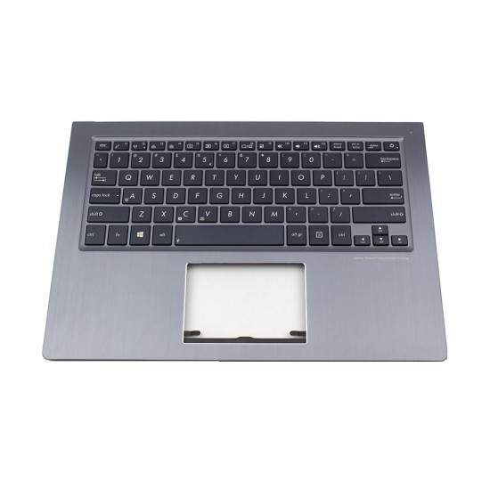 Πληκτρολόγιο Laptop keyboard για ASUS UX302 UX302L UX302LA UX302LG (Palmrest with keyboard) Metal Gray Frame Black US With Backlit - 90NB02P1-R31UI0 13N0-QFA0131 0KNB0-3629UI00