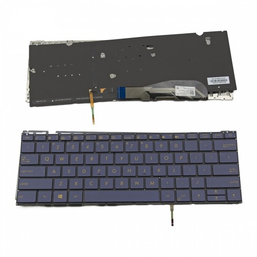 Πληκτρολόγιο Laptop keyboard για ASUS ZenBook 3 UX390 UX390A UX390UA Blue Without Frame With Backlit Board US (Small Enter) - 0KN0-UW3TW22 0KNB0-D607TW00