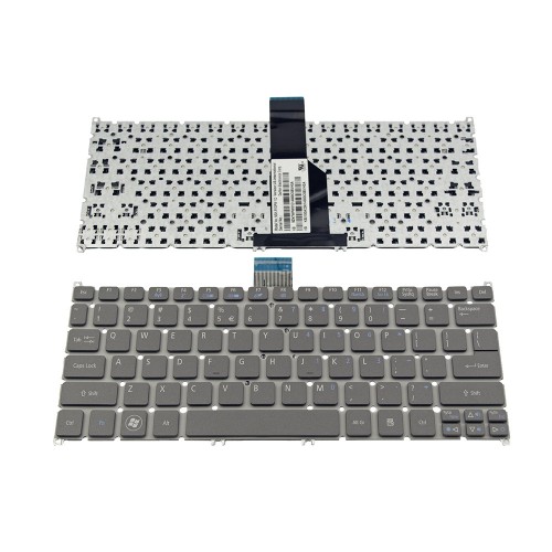 Πληκτρολόγιο Laptop keyboard για Acer Aspire S3-951 GRAY WITHOUT FRAME US - KB.I100A.236 9Z.N7WPW.01D R10PW