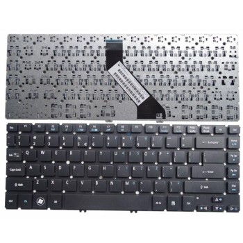 Πληκτρολόγιο Laptop keyboard για Acer Aspire V5-471 V5-431 M5-481 WITHOUT FRAME Black US - MP-11F73U4-4424 NK.I1413.01S