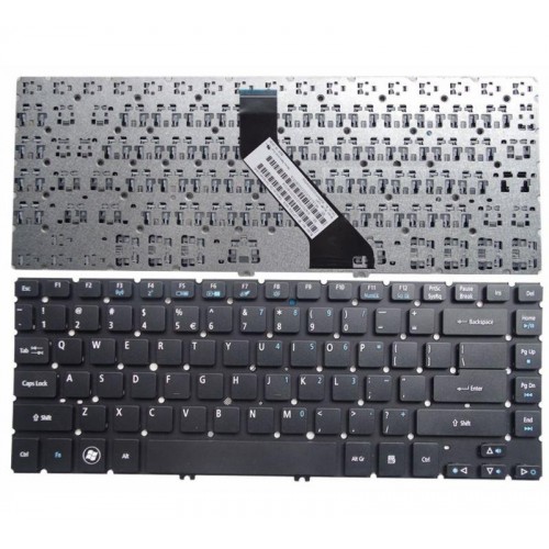 Πληκτρολόγιο Laptop keyboard για Acer Aspire V5-471 V5-431 M5-481 WITHOUT FRAME Black US - MP-11F73U4-4424 NK.I1413.01S