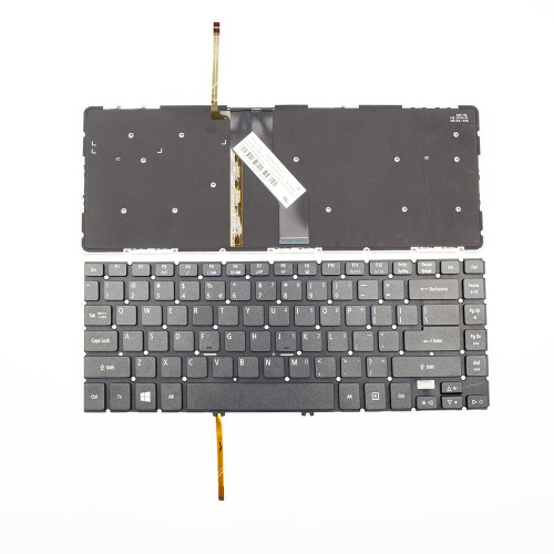 Πληκτρολόγιο Laptop keyboard για Acer Aspire V5-473G WITHOUT FRAME Black With Backlit US - 9Z.N9SBC.102 PK130XI1B03 NK.I1417.09Z