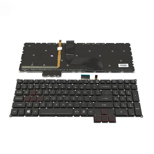 Πληκτρολόγιο Laptop keyboard για Acer Predator 17 G5-793 G9-791 Black US (--Small Enter) With Backlit - NK.I1513.01A NK.I1513.015 0KN0-EX1UI12