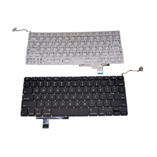 Πληκτρολόγιο Laptop keyboard για Apple Macbook Pro A1297 17" Black WITHOUT FRAME US SMALL ENTER (For backlit version)
