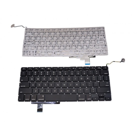 Πληκτρολόγιο Laptop keyboard για Apple Macbook Pro A1297 17" Black WITHOUT FRAME US SMALL ENTER (For backlit version)