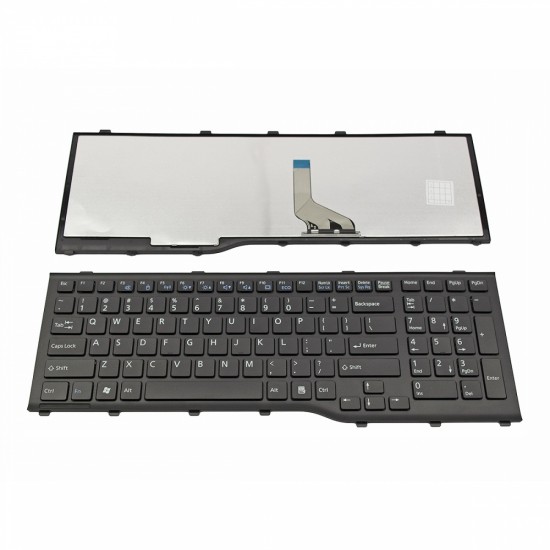 Πληκτρολόγιο Laptop keyboard για Fujitsu Lifebook FUJITSU Lifebook AH532 A532 N532 NH532 BLACK FRAME BLACK US - CP569151-01 MP-11L63US-D85 CP569154-01 (Съвместима)
