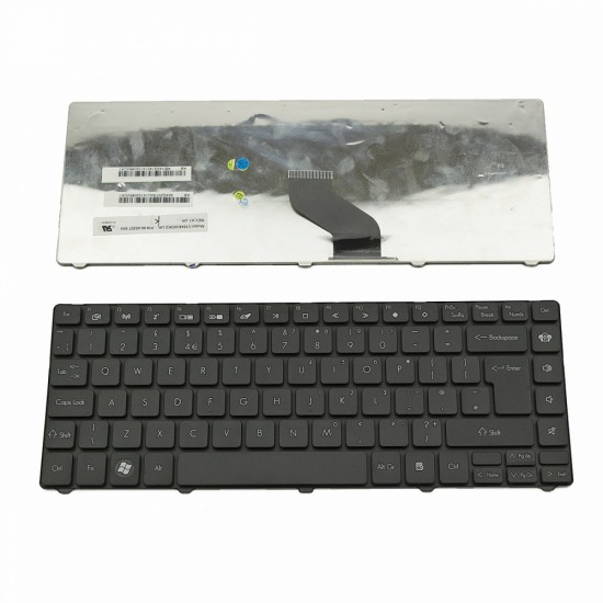 Πληκτρολόγιο Laptop keyboard για GATEWAY NV49C Packard Bell EasyNote NM85 NM87 BLACK UK - NSK-AM30U 9Z.N1P82.30U V104630DK2 90.4GZ07.S0U