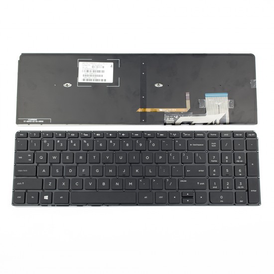 Πληκτρολόγιο Laptop keyboard για HP ENVY M6-K BLACK Without FRAME Backlit US (Small ENTER) - 725450-001 PK130UM2F00 V140902ES1