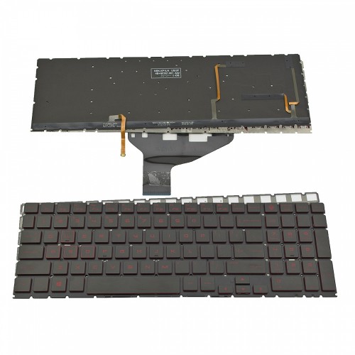 Πληκτρολόγιο Laptop keyboard για HP Omen 15-DC 15T-DC 15-DH Black Without Frame With backlit Board US (Small Enter) - 9Z.NF3LN.101