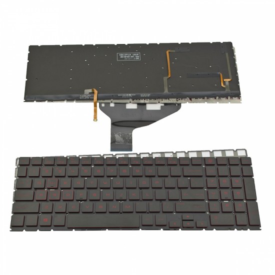 Πληκτρολόγιο Laptop keyboard για HP Omen 15-DC 15T-DC 15-DH Black Without Frame With backlit Board US (Small Enter) - 9Z.NF3LN.101