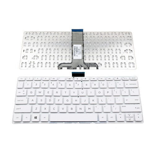 Πληκτρολόγιο Laptop keyboard για HP Pavilion 11-K White Without Frame US (Small Enter) - PK131U42B00 V150402BS3