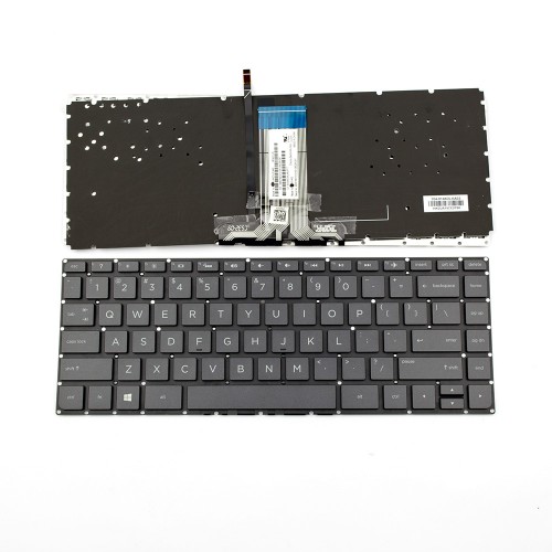 Πληκτρολόγιο Laptop keyboard για HP Pavilion 14-ab BLACK Without FRAME Backlit US (Small ENTER) - M14K23USJ442