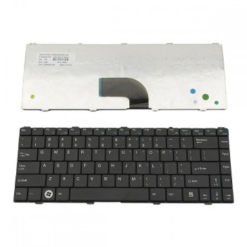 Πληκτρολόγιο Laptop keyboard για Itautec Intelbras i1000 i1030 i1031 BLACK US - V092302AS4 US PK130CF1A00