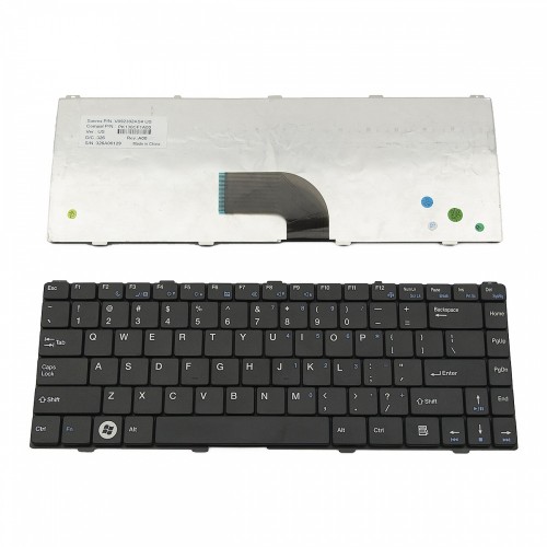 Πληκτρολόγιο Laptop keyboard για Itautec Intelbras i1000 i1030 i1031 BLACK US - V092302AS4 US PK130CF1A00