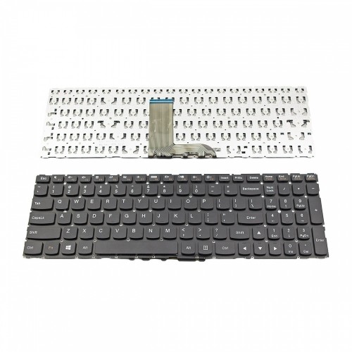 Πληκτρολόγιο Laptop keyboard για Lenovo Flex 3-15 3-1570 3-1580 Edge 2-15 2-1580 Black Without Frame US (Small Enter)